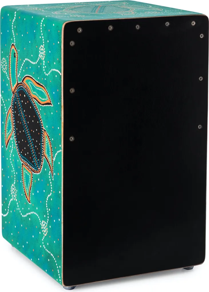 Cajon Proline Design Série Turtle - Percussion en bois de bouleau naturel
