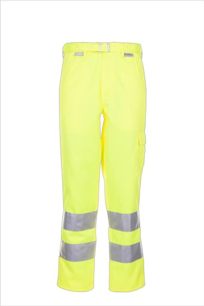 Planam Warnschutz Bundhose Gr. 98 gelb