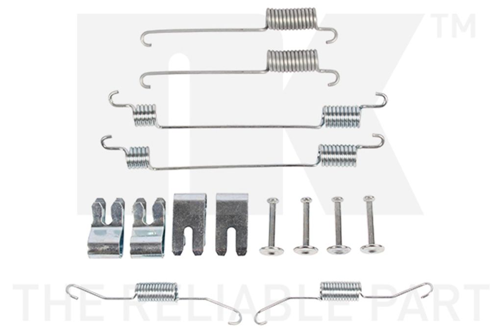 NK Zubehörsatz Bremsbacken Hinten (7925987) für Ford Focus III Transit Cou
