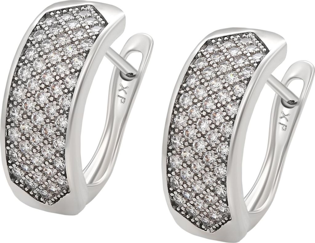 joella damen ohrringe - silber, one size