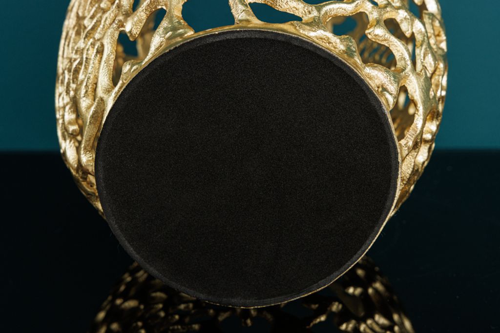 riess-ambiente Filigrane Design Vase ABSTRACT LEAF gold Produktbild 8