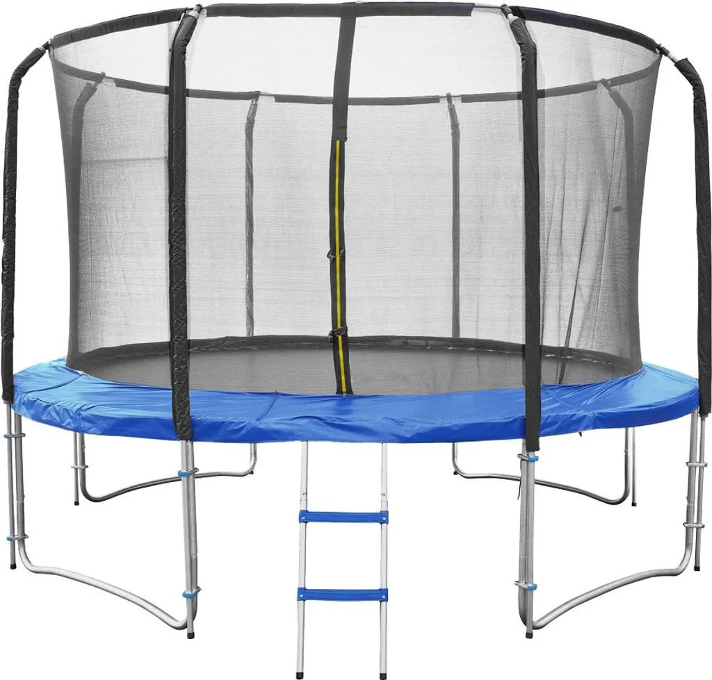 Trampoline 366 cm idéal pour enfants avec filet haute sécurité intégré