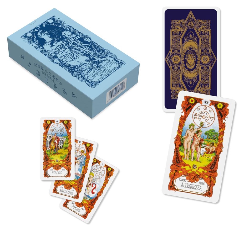 cartes de tarot Tarocco Oracolo Della Sibilla 52 pièces Image du produit 