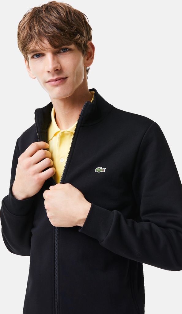 Lacoste Jacke Sweatshirt aus aufgerautem Fleece mit Produktbild 7