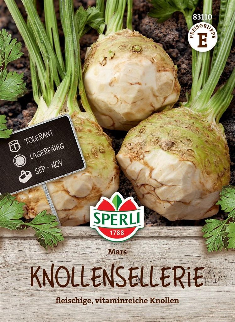 SPERLI Knollenselleriesamen Mars Apium graveolens 150 Pflanzen