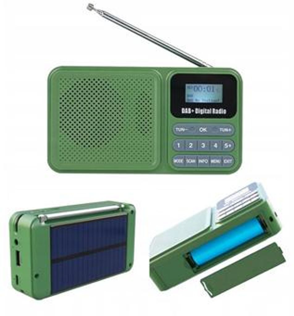 Openbox DAB-P11-SOLAR Přenosné DAB+/FM rádio s BT, MP3, Obrázek produktu 