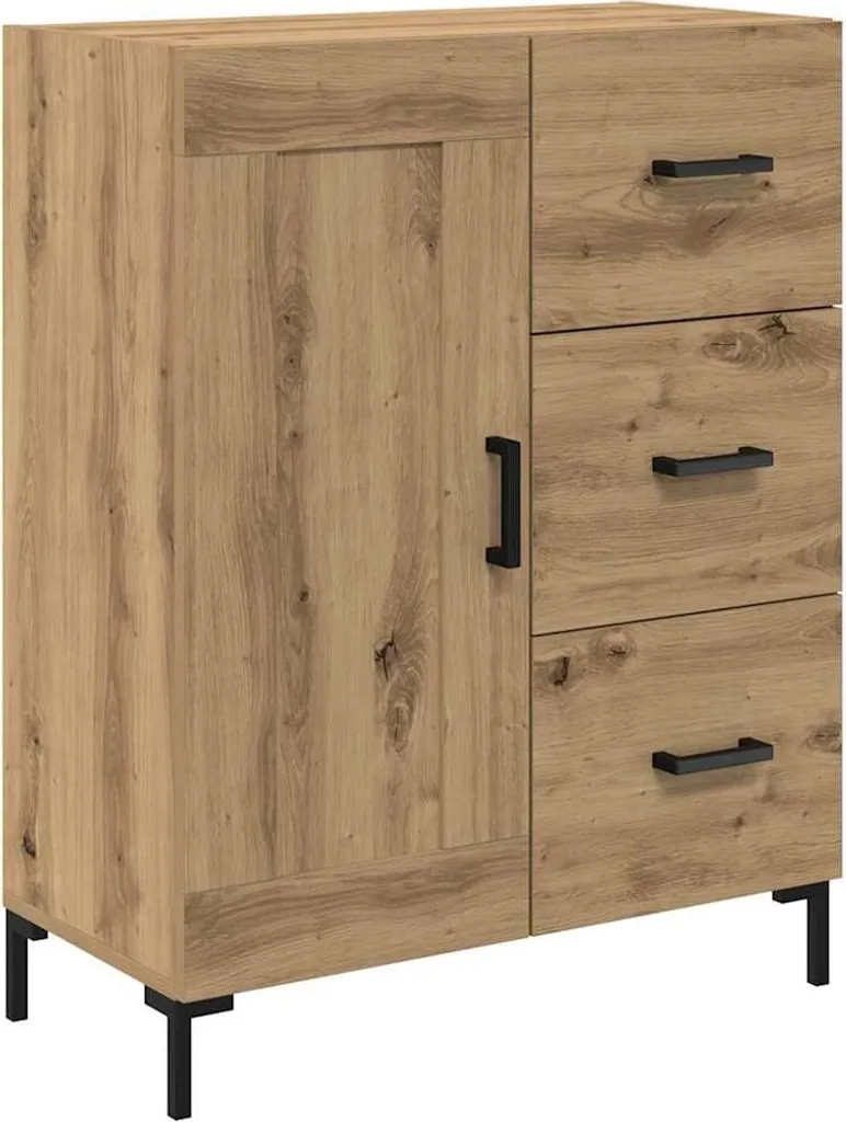 Credenza artigianale in rovere 69,5 x 34 x 90 cm Materiale a base di legno