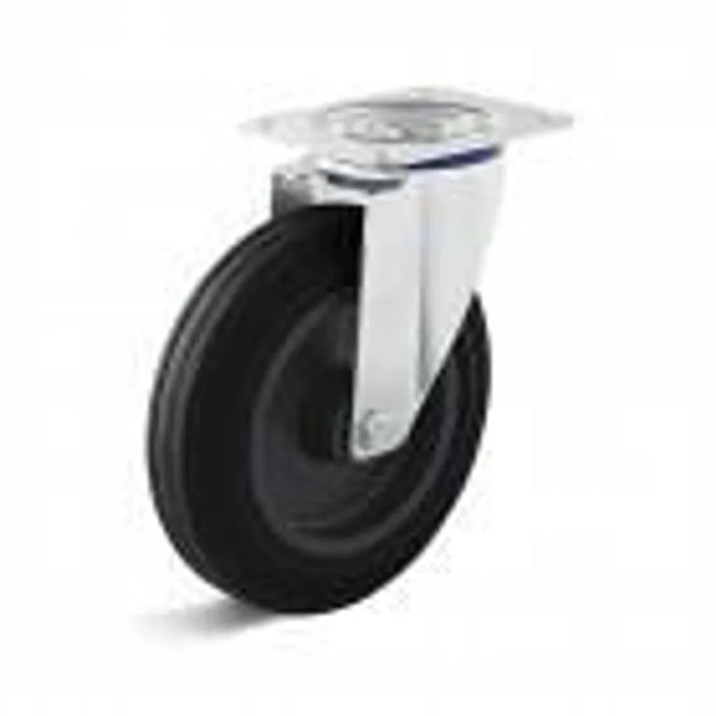 Roulette pivotante 200 mm pour chariot de transport et logistique pro