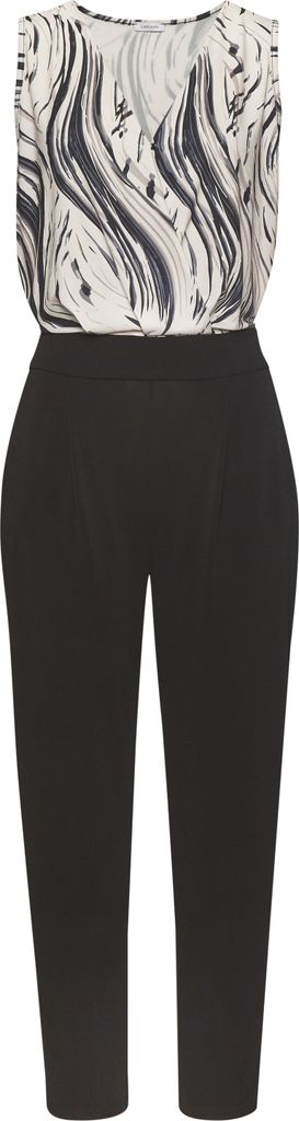 LASCANA Overall beige-schwarz Größe 40