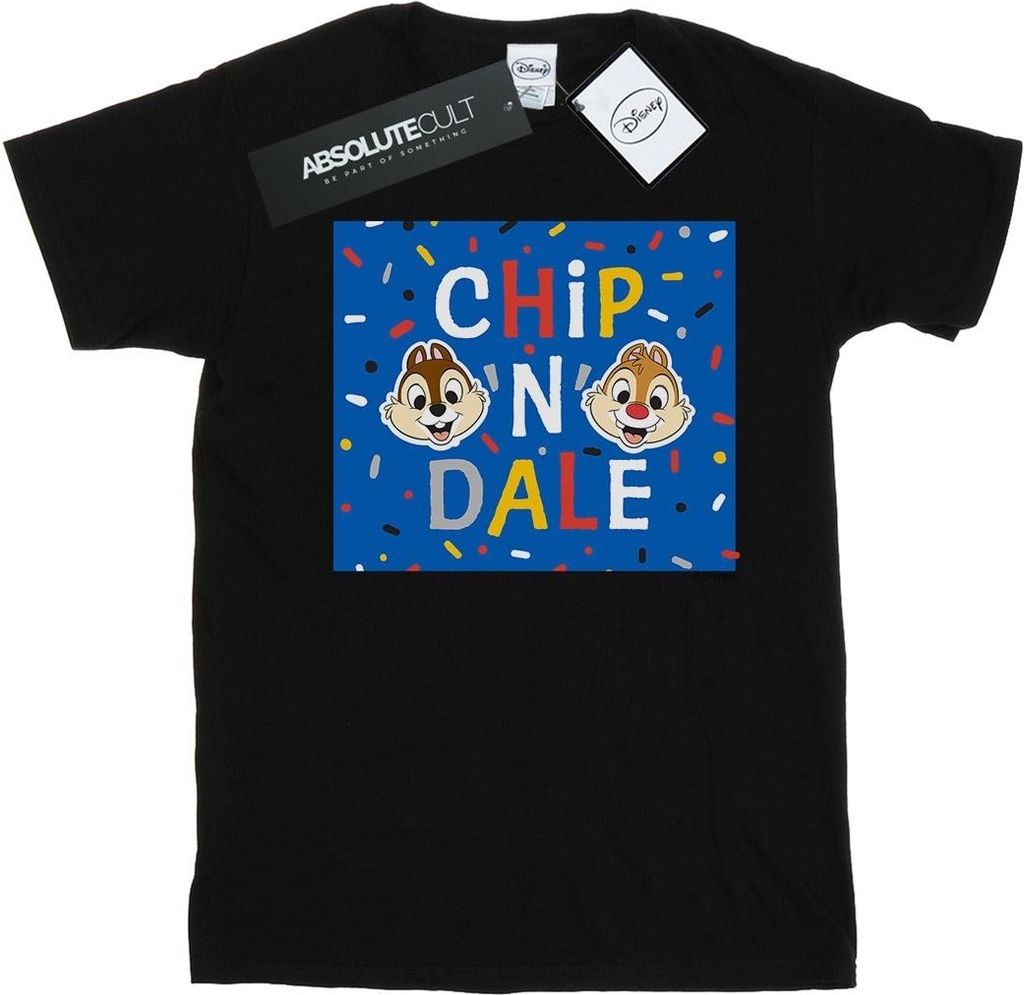Disney - "Chip N Dale" T-Shirt für Damen BI36719 (L) (Schwarz)