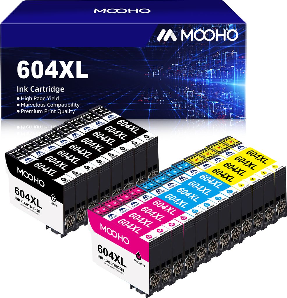 20er-Pack 604 XL 604XL Patronen Kompatible für Epson XP Produktbild 
