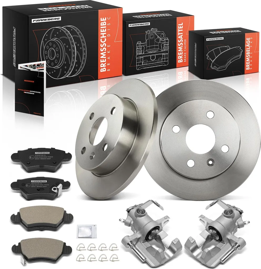 Pack Freinage Arrière pour Opel Astra G T98 : Étriers et Disques Neufs