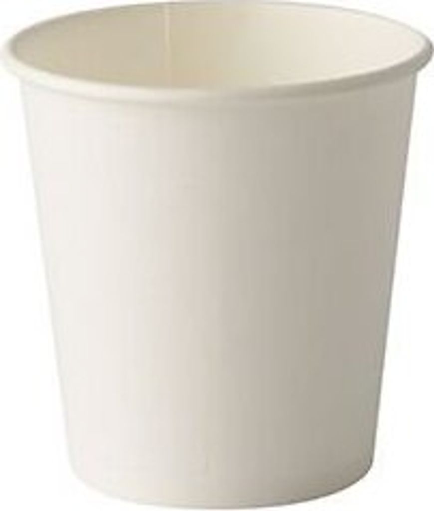 Papstar Pappbecher für Kaltgetränke, 0,1 l weiß, 20 x 50 Stück