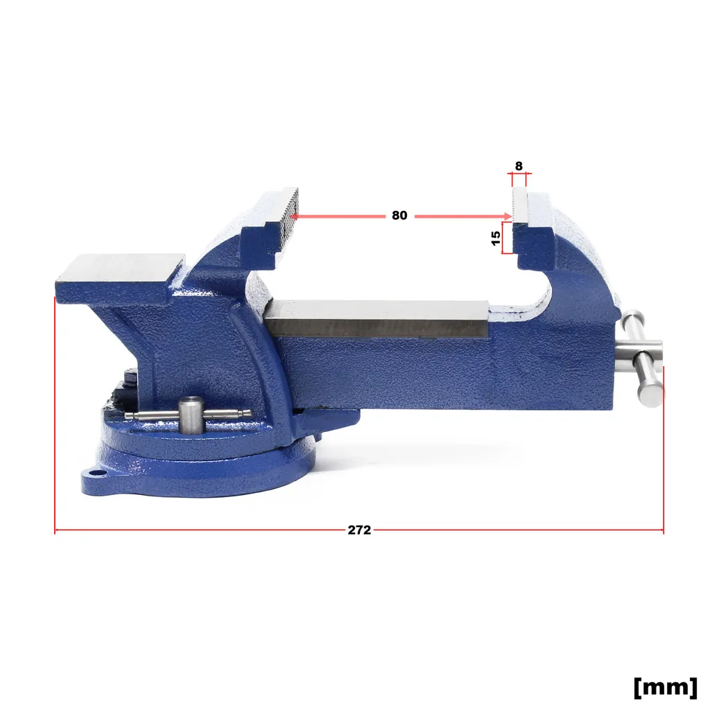 Étau d'établi 75 mm Heavy Duty : fixez vos pièces lourdes sans glisser - 3
