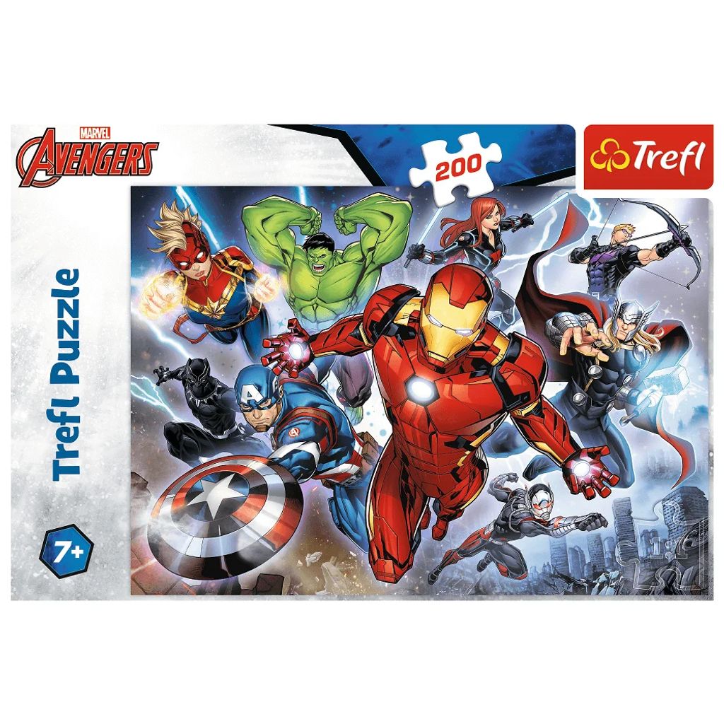 PUZZLE 200 Waleczni Avengersi /Disney Marvel 13260 Obrázok produktu 