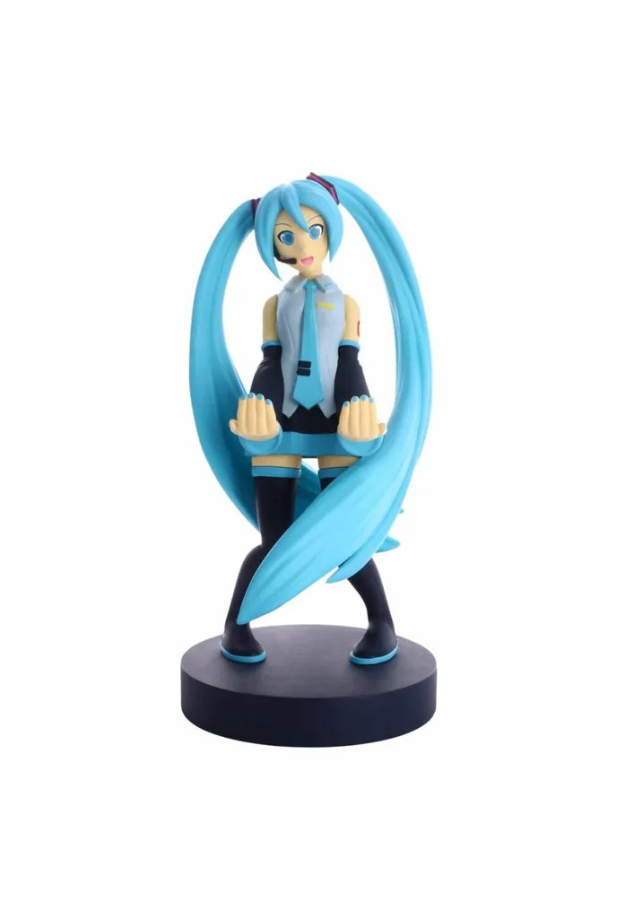 Figurine Support Hatsune Miku Cable Guy 21cm - Fini les Manettes qui Traînent