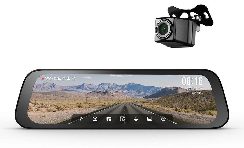 Telecamera da cruscotto Xiaomi 70Mai per specchietto Immagine del prodotto 