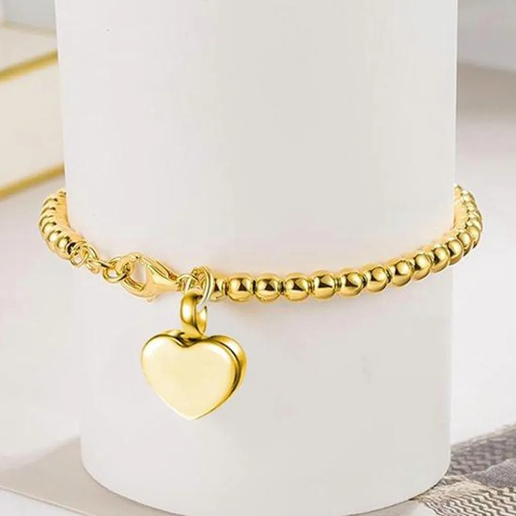 Bracelet Cendres Réglable 18-28 cm avec Kit de Remplissage Complet Or - 2