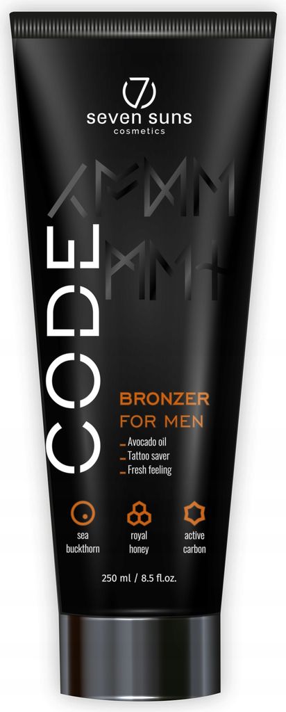 7dog CODE Bronzer pour hommes 250 ml [Tattoo Saver] Image du produit 
