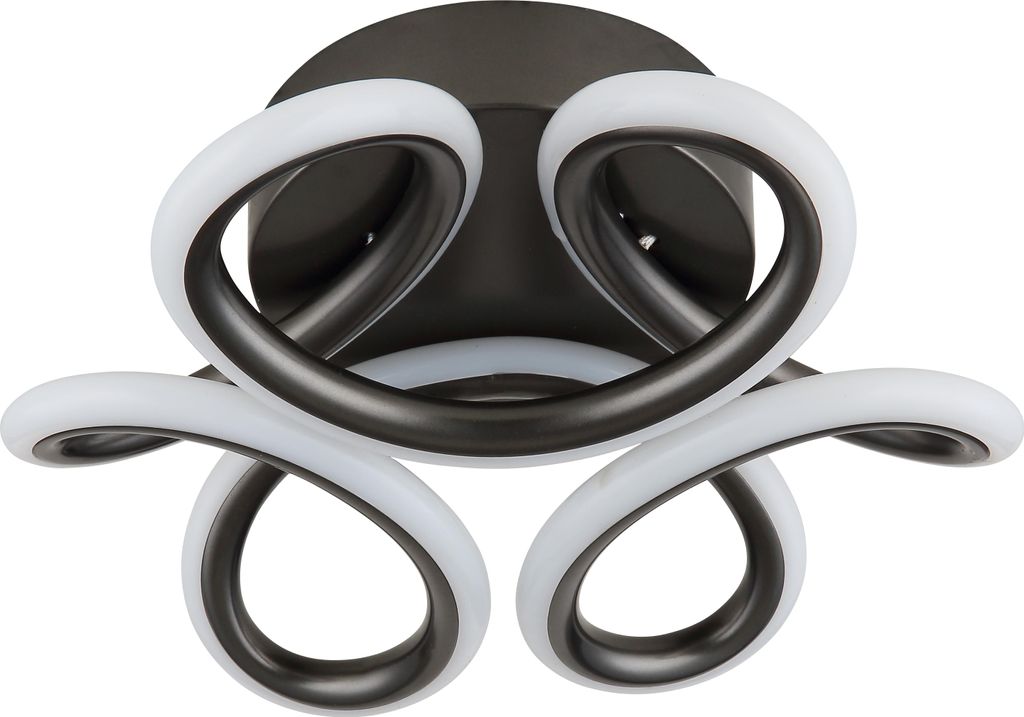 Globo Lighting Deckenleuchte Metall anthrazit matt, LED