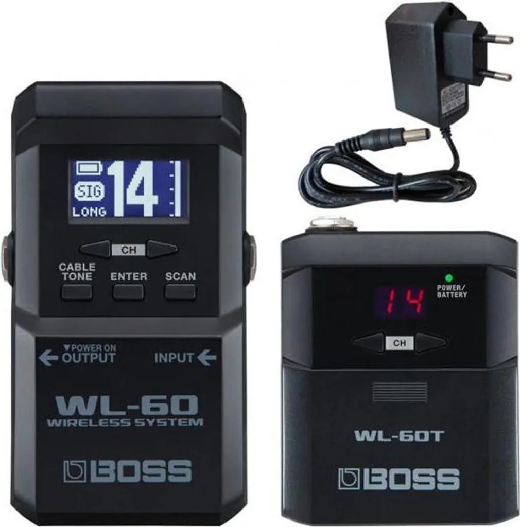 Système sans fil guitare Boss WL-60 avec écran LCD de contrôle