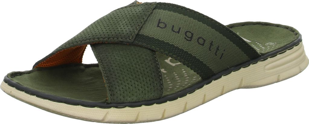 Bugatti Herren Pantoletten in Grün, Größe 45 Produktbild 
