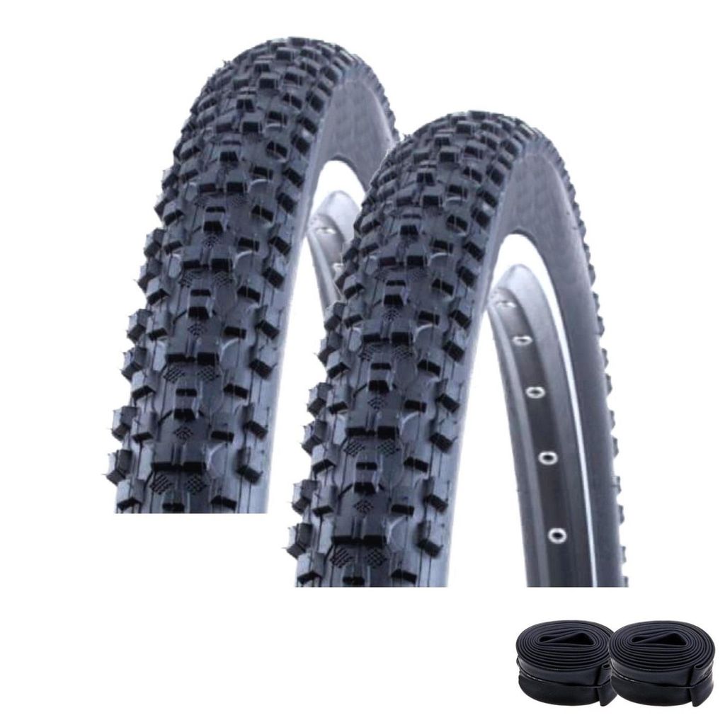 2x Kenda K-829 MTB Reifen 26 X 1.95 + 2 Schläuche – Für Gelände & Straße, Inkl. Reifenheber
