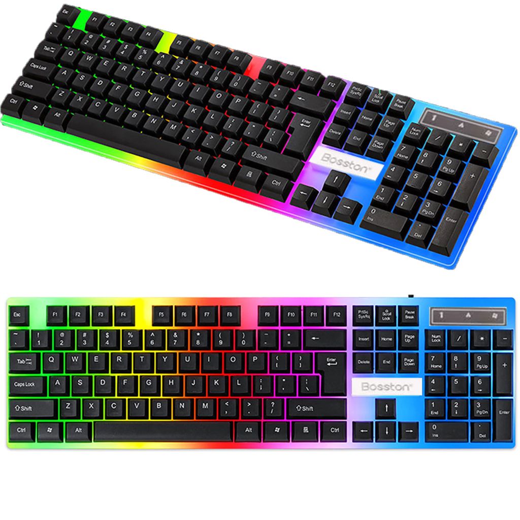 mit Gaming LED Tastatur RGB Gaming-Tastatur
