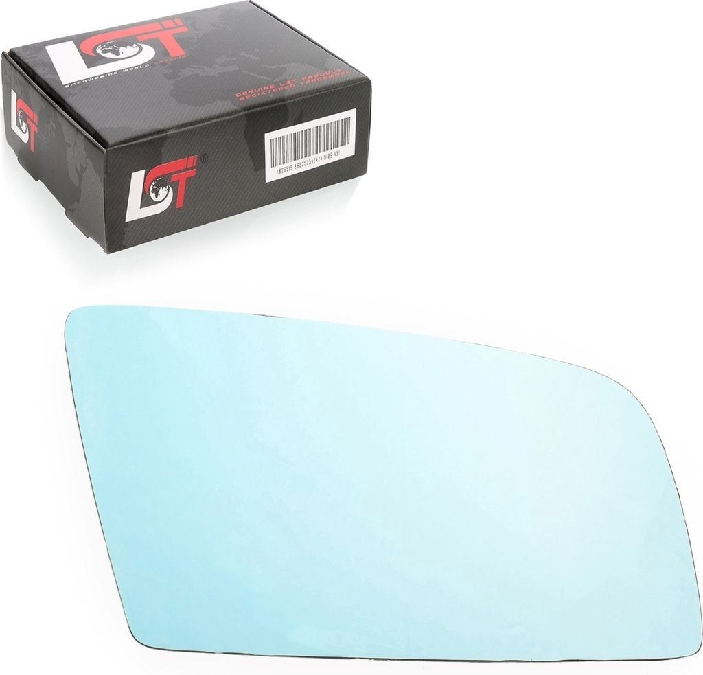 Außenspiegel Glas zum Kleben konvex rechts blau für BMW 5er E60 E61 6er E63 E64
