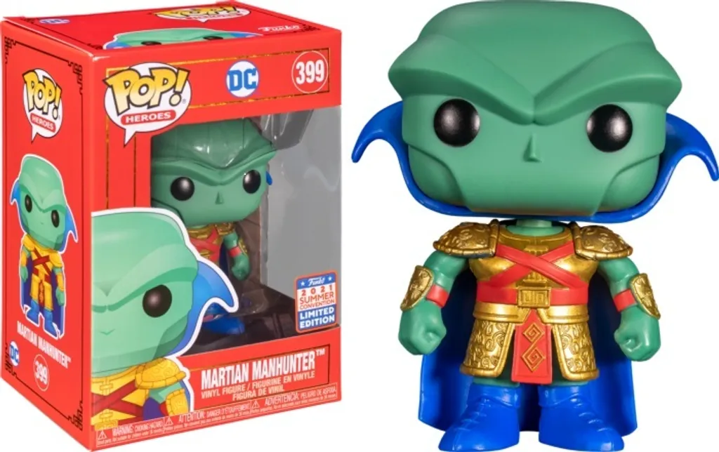 Martian Manhunter 399 Funko Pop Edition Limitée 2021 Summer Convention DC