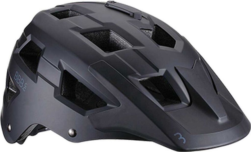BBB Cycling BBB Helme Nanga L (58-61cm) matt schwarz - sicherer MTB-Helm mit ...