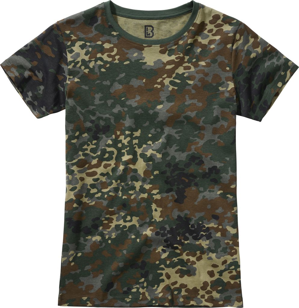 Brandit Damen T-Shirt Größe M Farbe Flecktarn