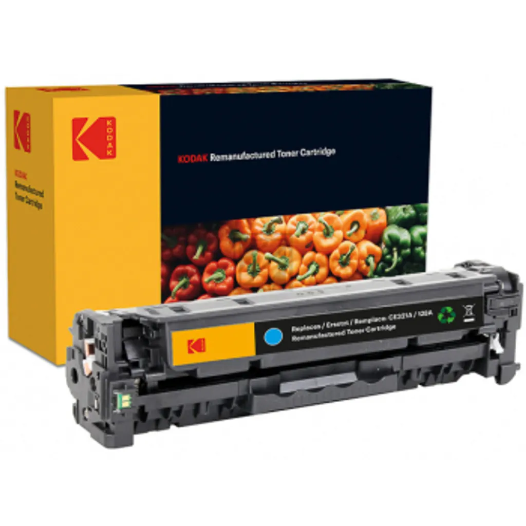 Cartouche Kodak 185H032102 compatible HP CE321A pour imprimante LaserJet
