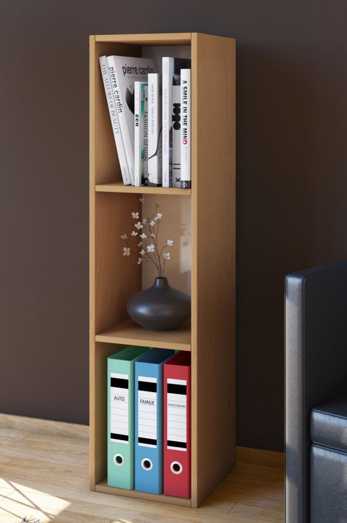 VCM Holzregal stehend | platzsparendes Regal | Maße: H. 107 Produktbild 