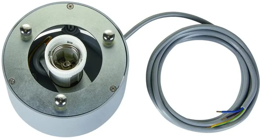 Luminaire Para Dome SLV en Aluminium Gris avec Réflecteur Haute Qualité