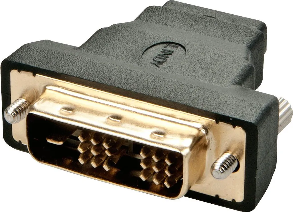 Lindy 41228 Adattatore HDMI-A Femmina a DVI-D Maschio Professionale