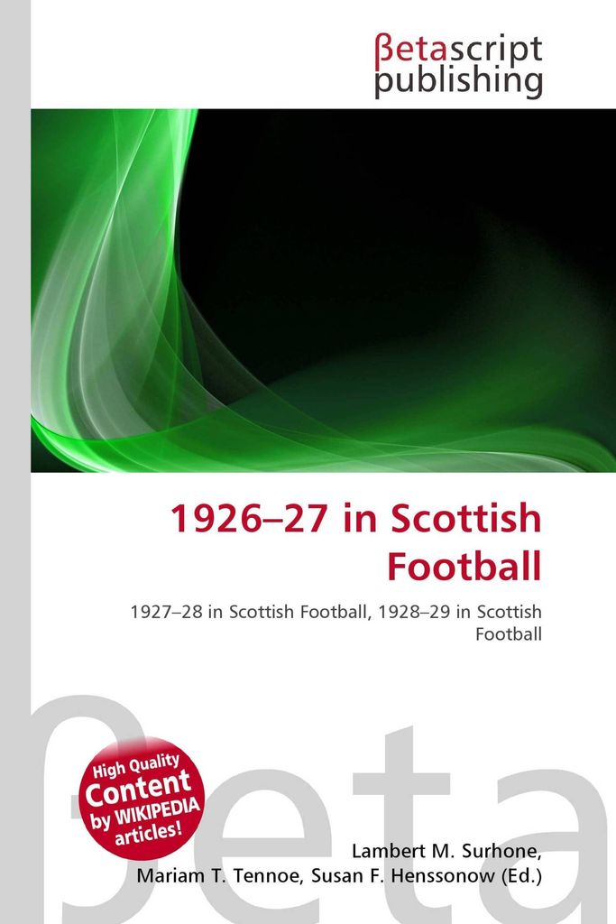 1926-27 in Scottish Football