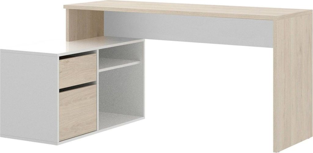 Schreibtisch Ddiaw, Mehrzweckschreibtisch für Büro oder Produktbild 