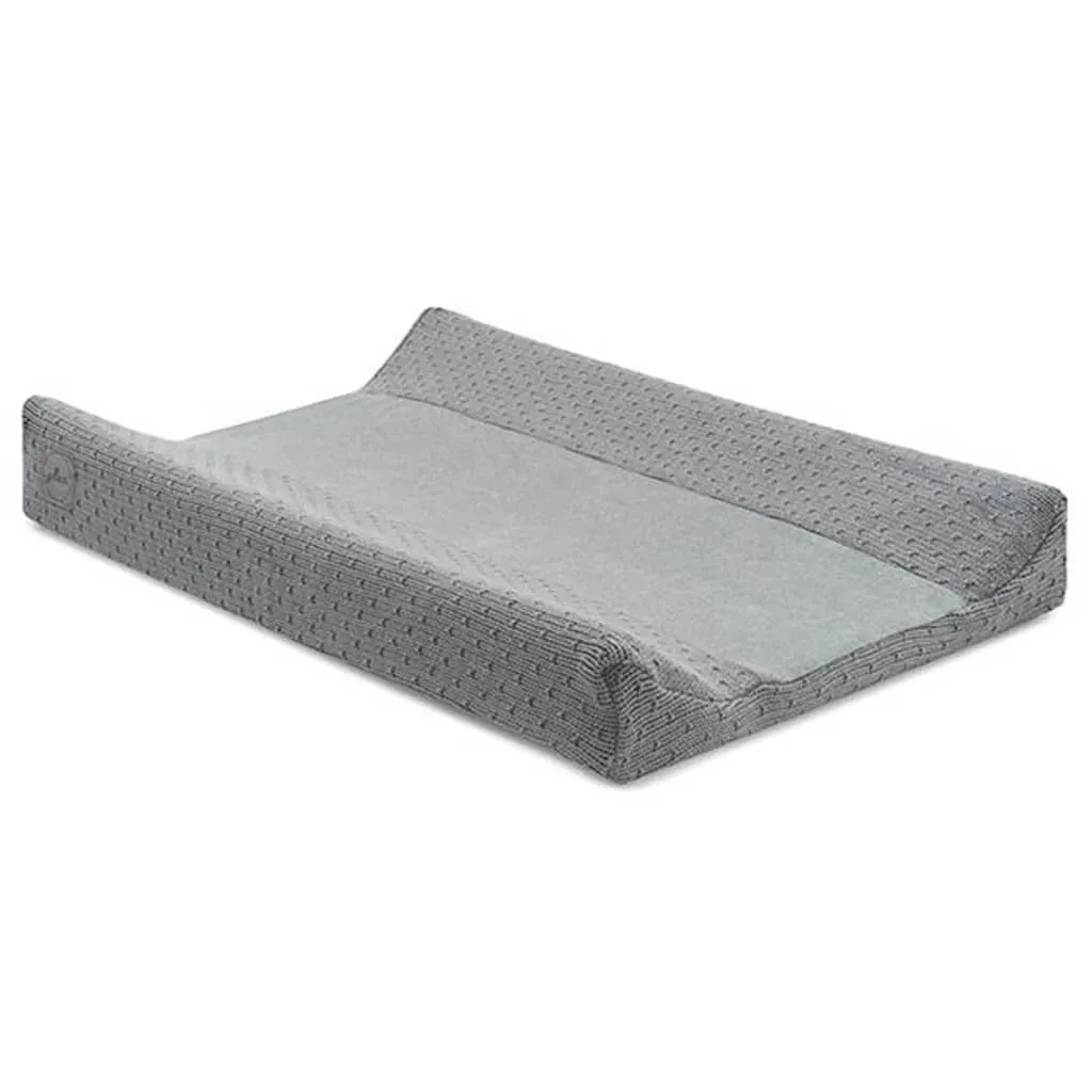 Housse de Matelas à Langer en Tricot Gris 50x70 cm Douceur Jollein
