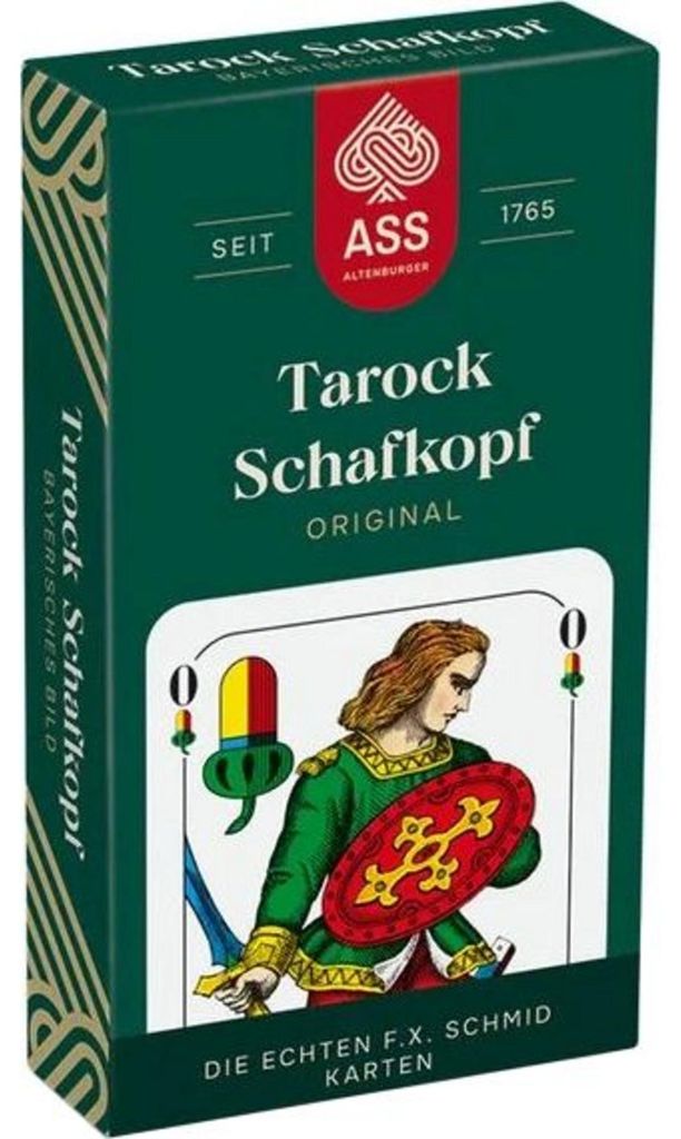 Schafkopf/Tarock, bawarski obraz, w składanym pudełku Zdjęcie produktu 