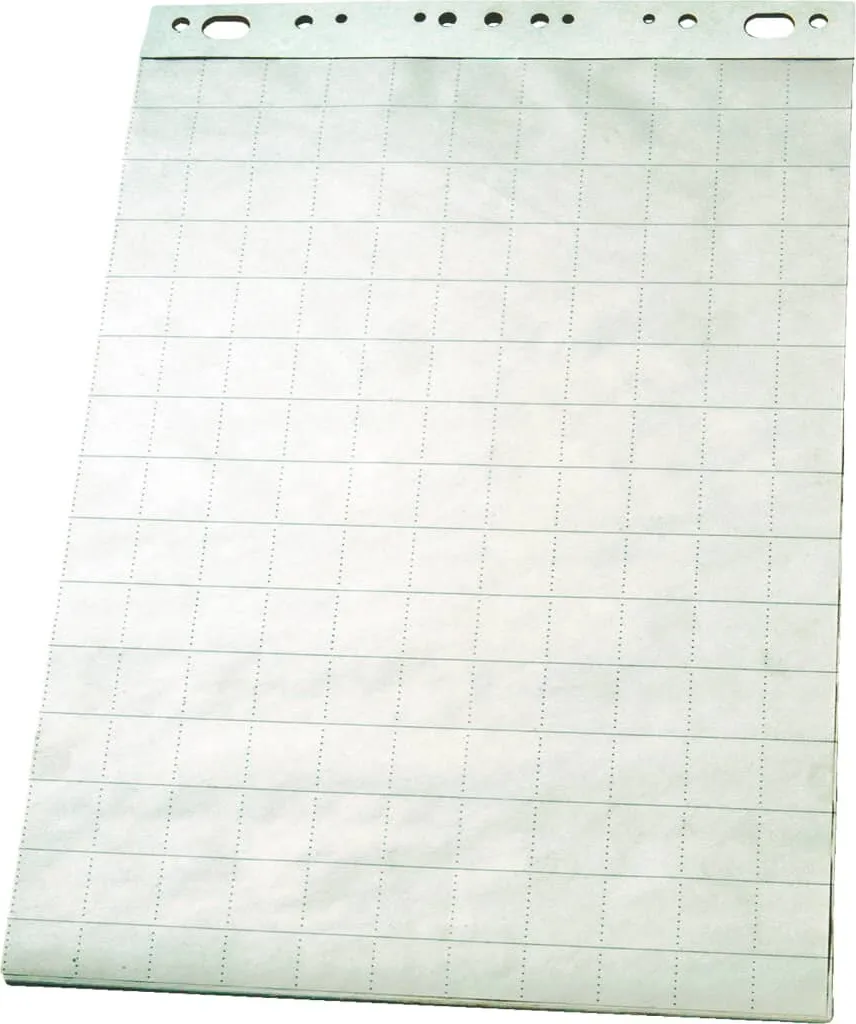 Bloc papier flipchart anti-transfert d'encre pour une écriture propre