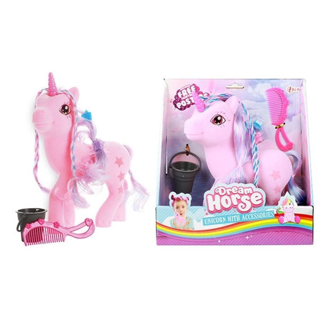 Toi Toys Cavallo da sogno Unicorno 23 CM con accessori | Immagine del prodotto 