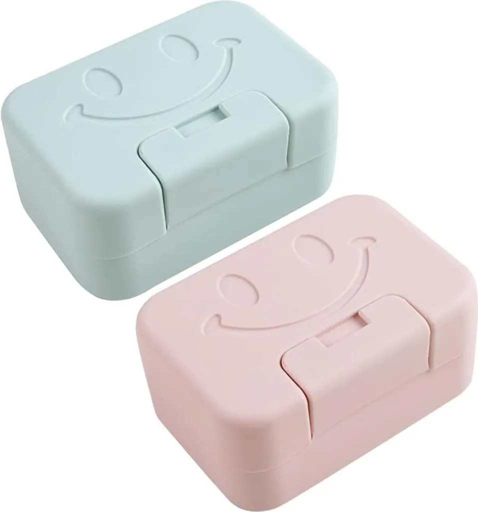 Boîte à savon avec couvercle : finis les savons mous qui coulent
