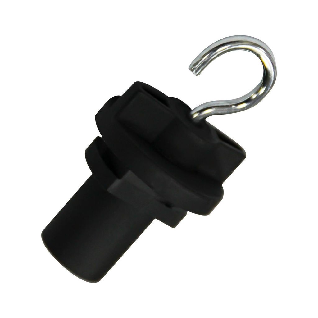Klammer für 3-Phasenstromschiene Schwarz