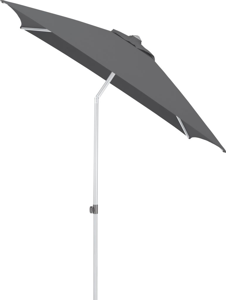 KETTLER  Easy Push Schirm 200x200 cm, UPF 50+, silber/ Produktbild 