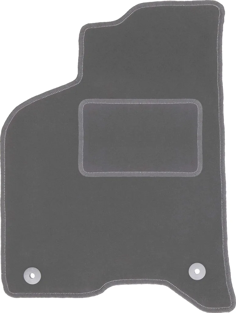 Tappetino Conducente Seat Arosa 1997-2005 - Velluto Grafite con Clip