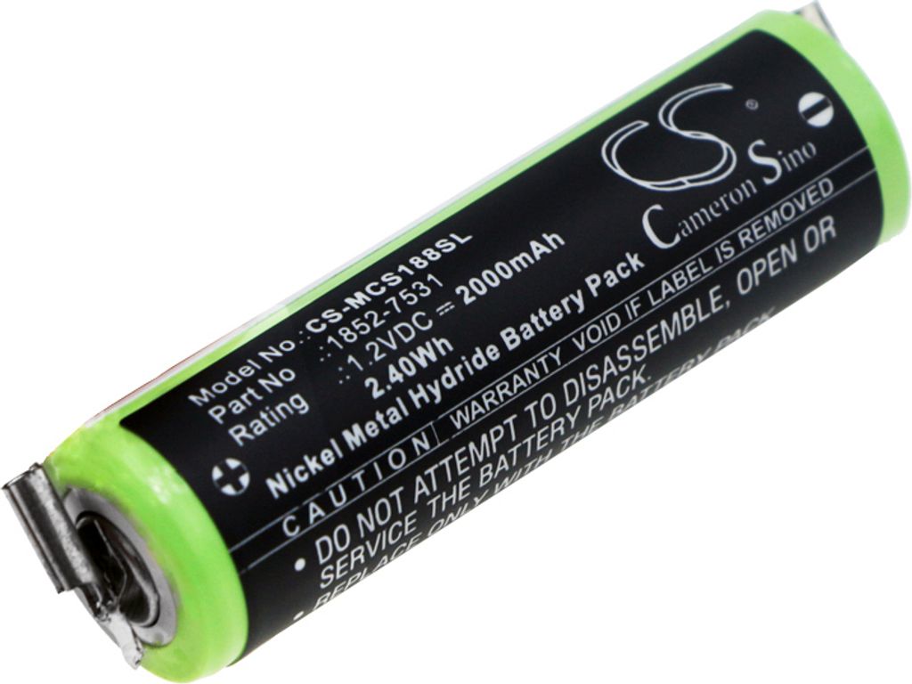 TECHTEK Batéria kompatibilná s [Moser] Easy Style 1881, Obrázok produktu 