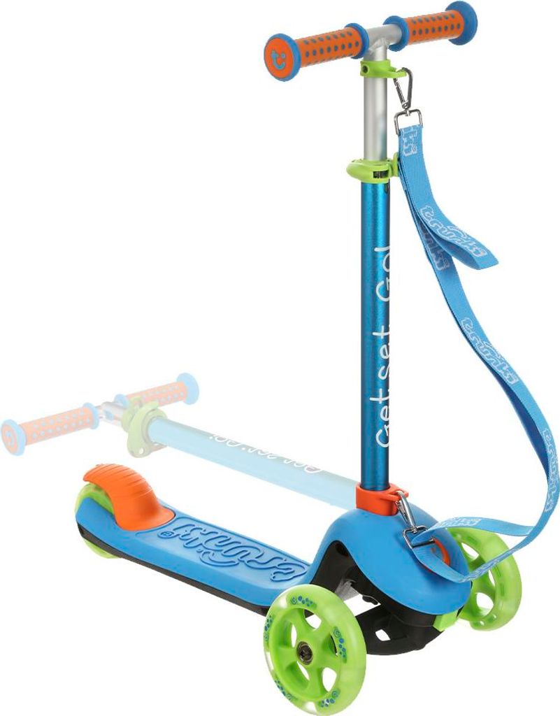 Trunki Scooter pieghevole, blu, piccolo, da 2 a 6 anni Immagine del prodotto 