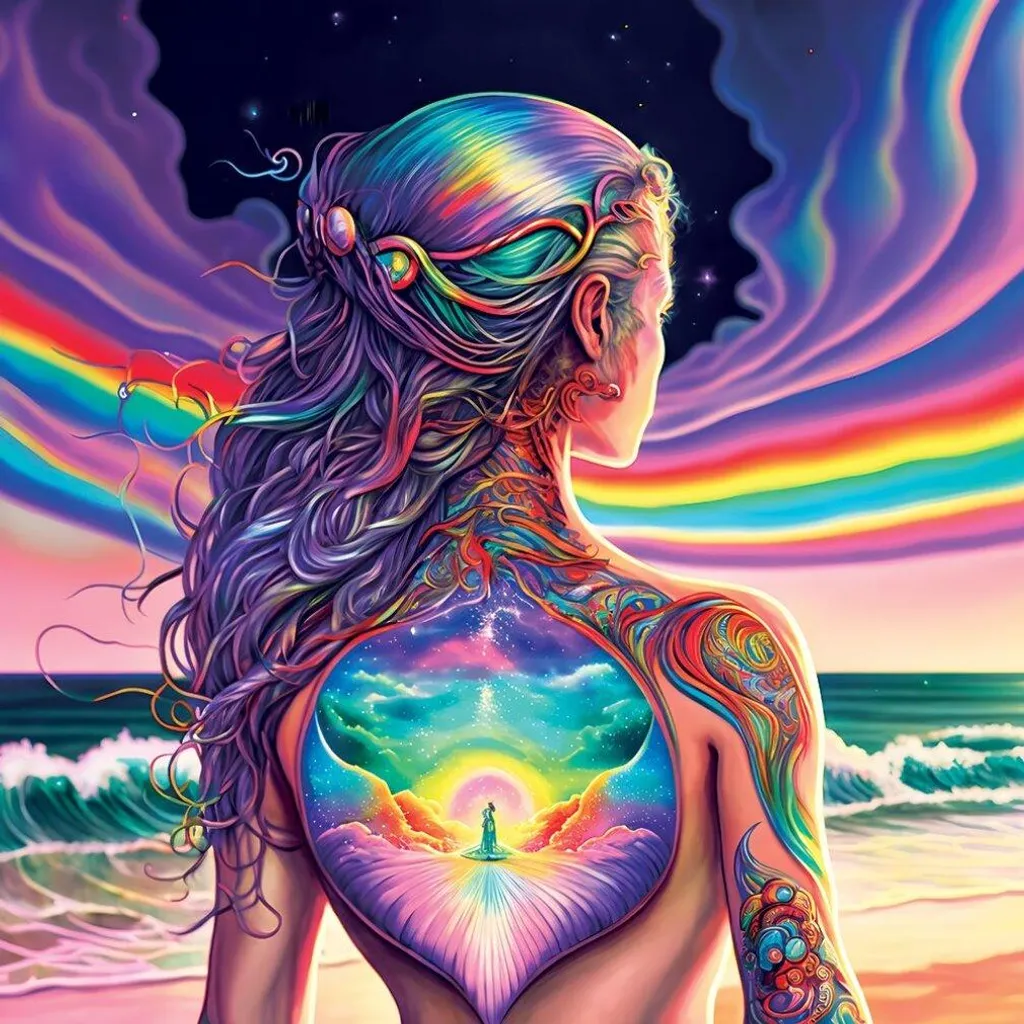 Puzzle Yazz Tattoo Scene 1023 pièces - Jeu de patience multicolore