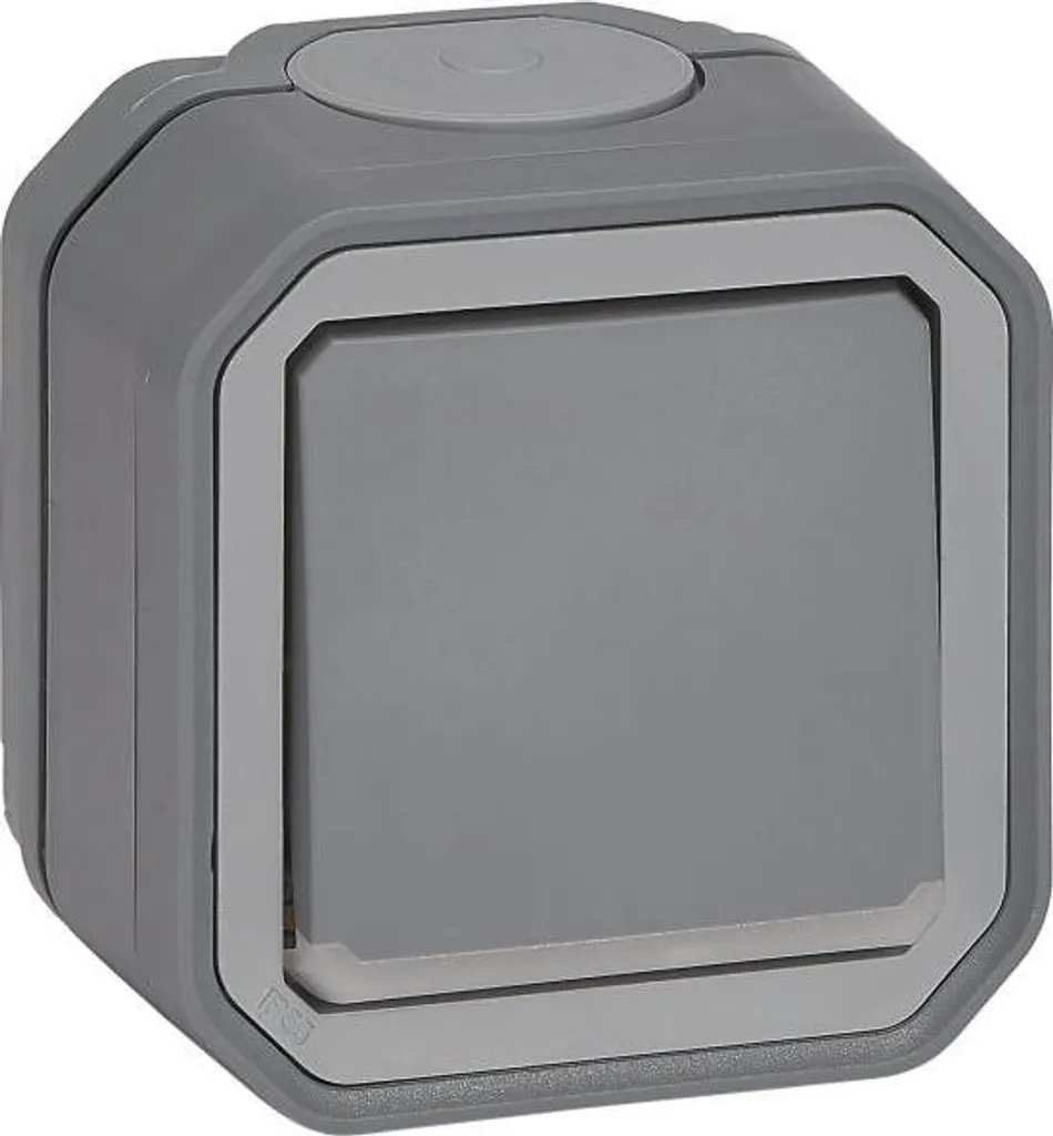 Interrupteur pour Garage et Jardin Legrand Plexo 069726L avec Témoin LED